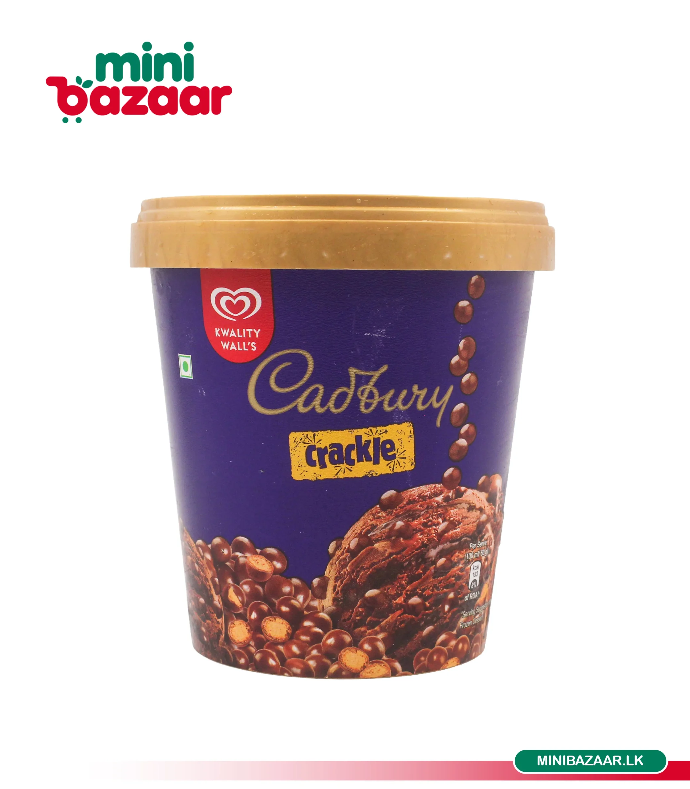 Cadbury Crackle Ice Cream Tub Cadburry Crackle Ice Cream Tub - Image 1