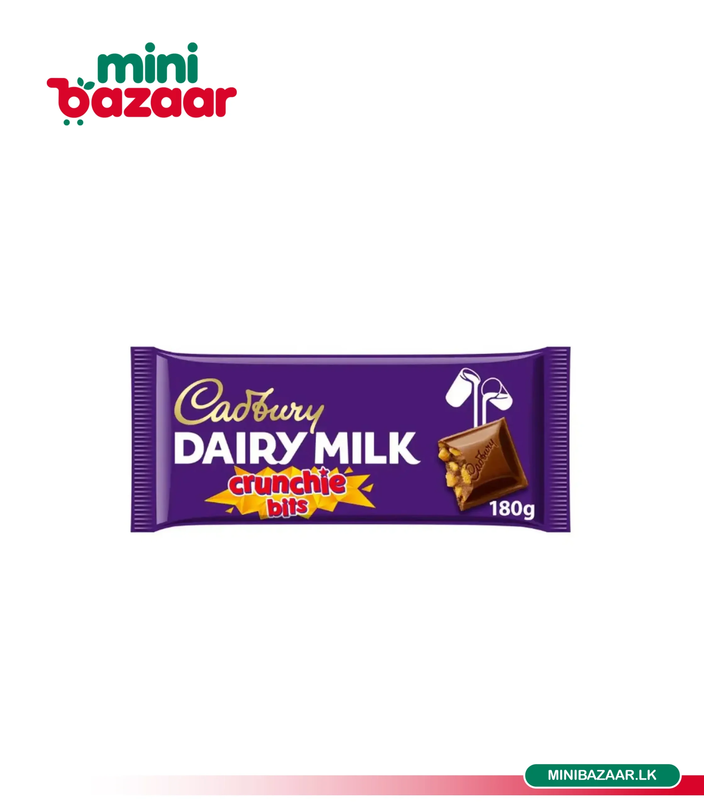 Cadbury Dairy Milk Crunchie Bits 180g Cadbury Dairy Milk Crunchie Bits 180g - Image 1