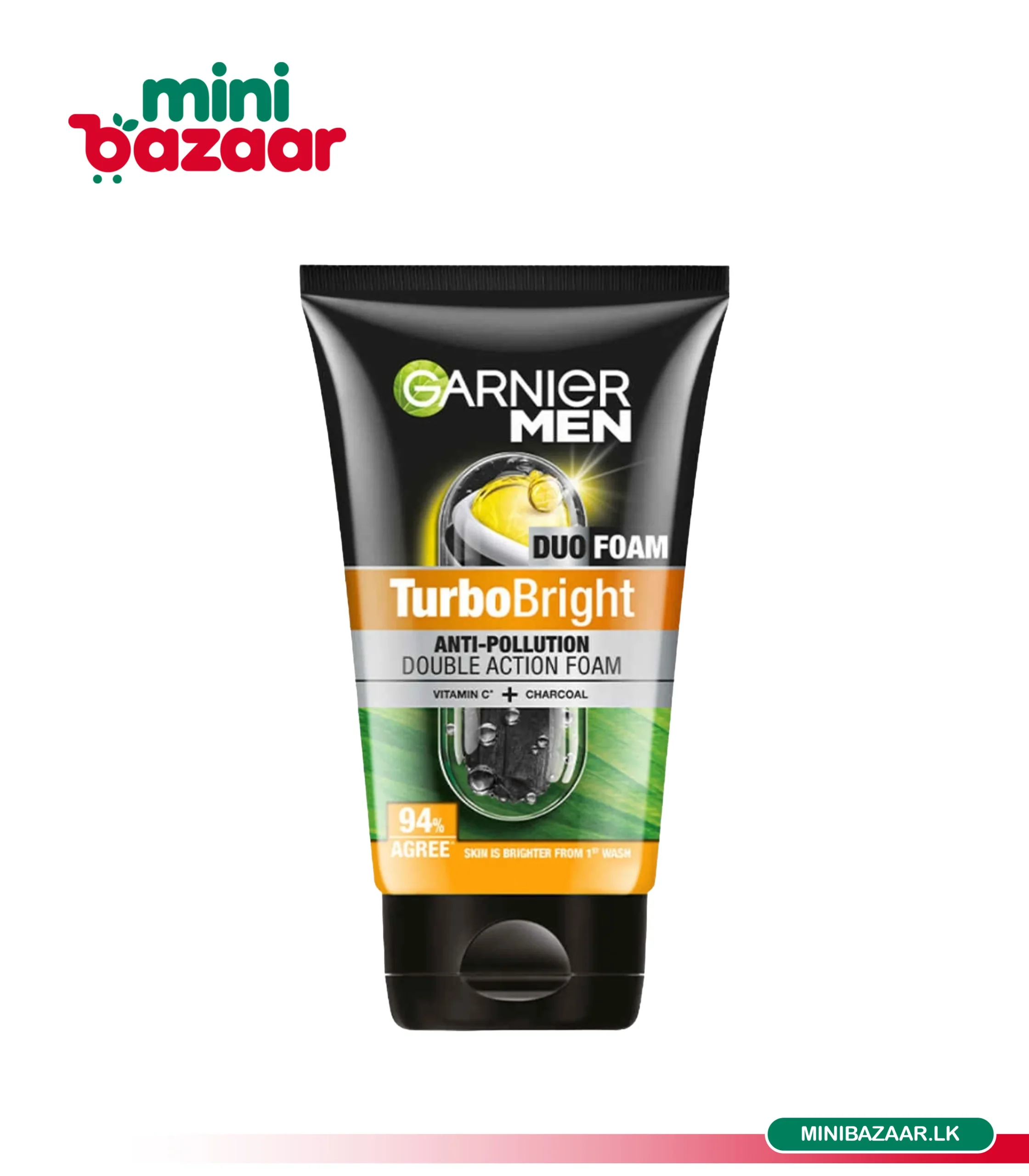 Garnier Men 100ml Turbo Bright Garnier Men 100ml Turbo Bright - Image 1