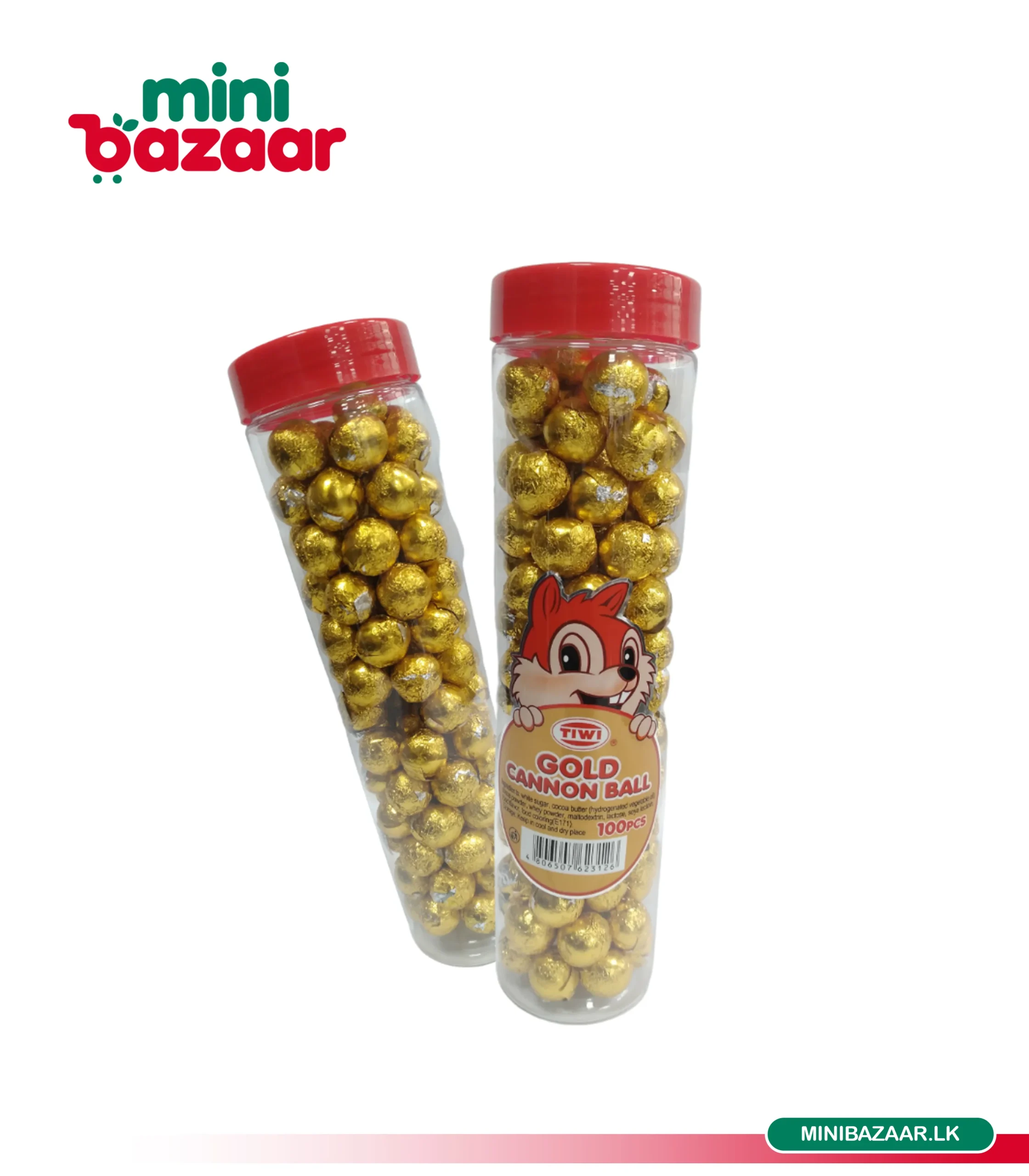 Golden Cannon Balls Tin Golden Cannon Balls Tin - Image 1