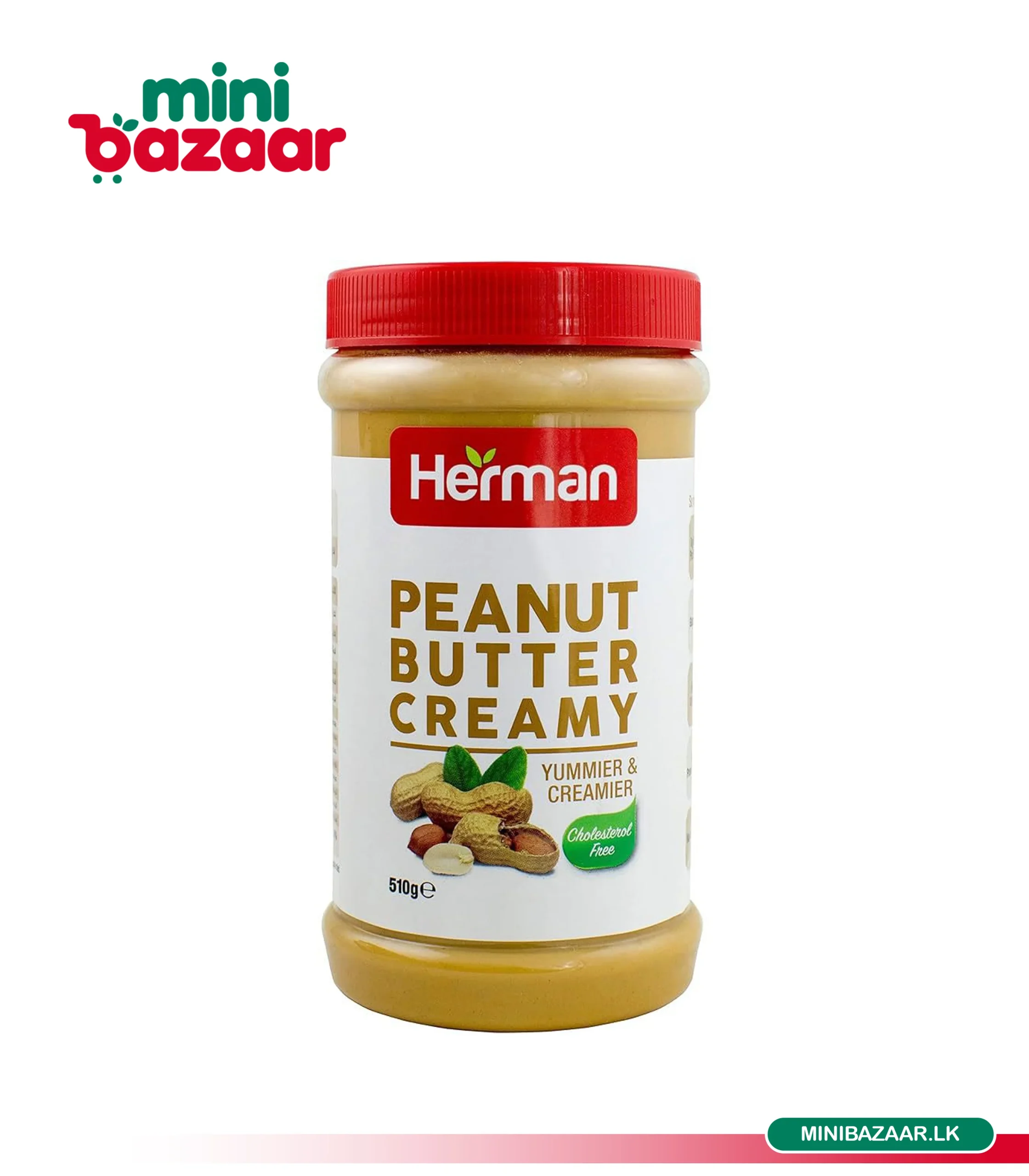 Herman Peanut Butter Crunchy 510g Herman Peanut Butter Crunchy 510g - Image 1