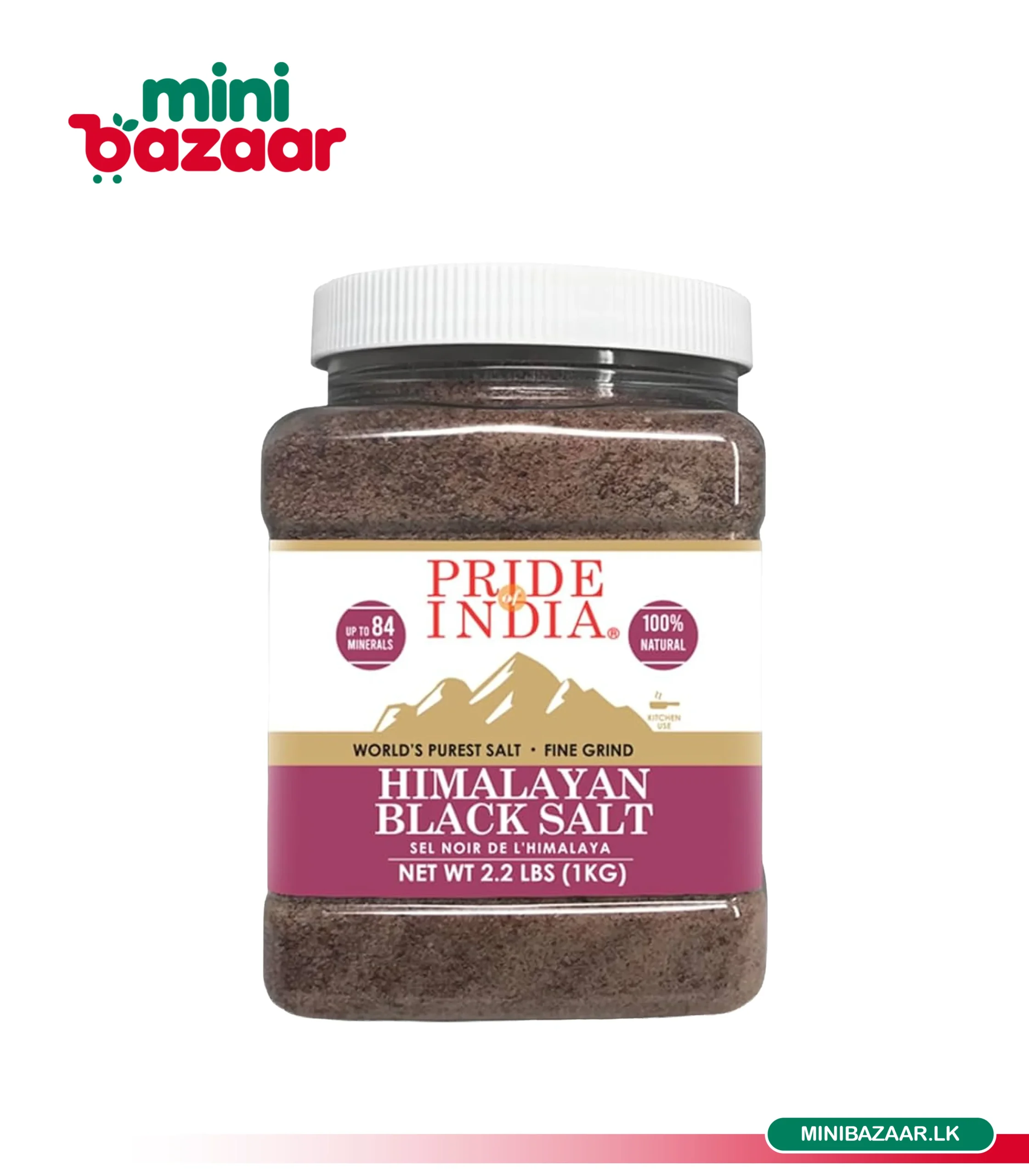 Himalayan Black Salt Extra Fine Himalayan Black Salt Extra Fine - Image 1