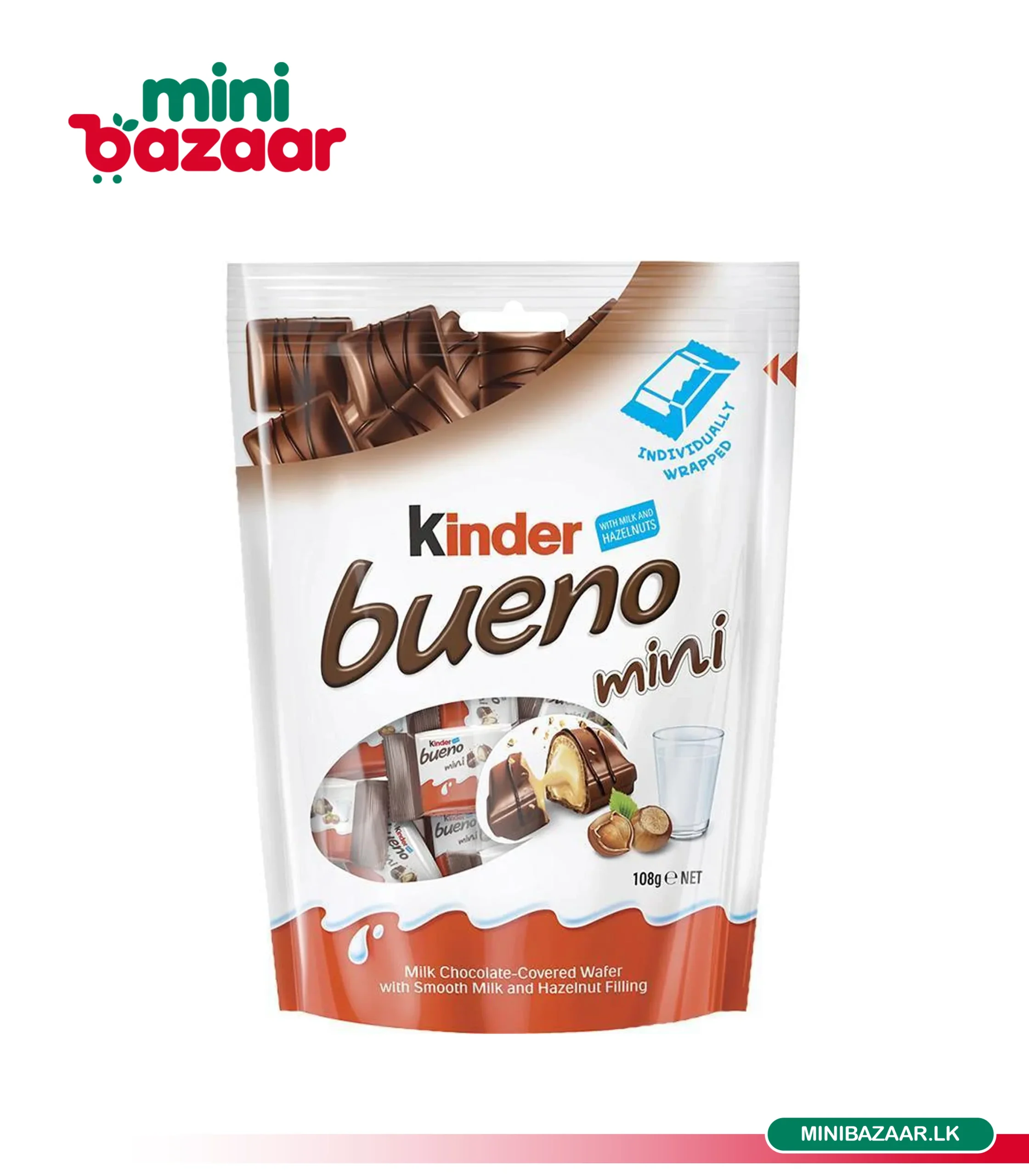 Kinder Bueno Mini 20Pcs 108g Kinder Bueno Mini 20Pcs 108g - Image 1