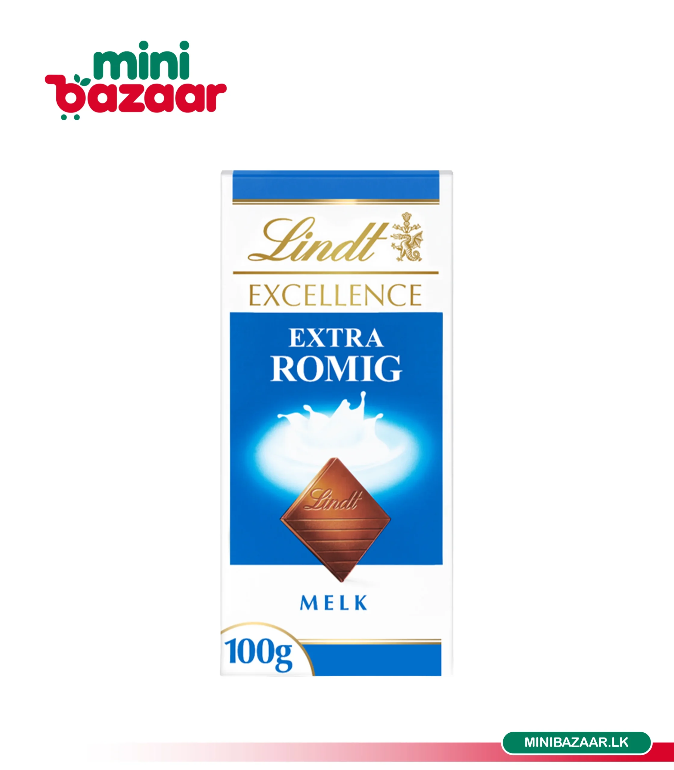 Lindt Extra Creamy Milk Chocolate 100g Lindt Extra Creamy Milk Chocolate 100g - Image 1