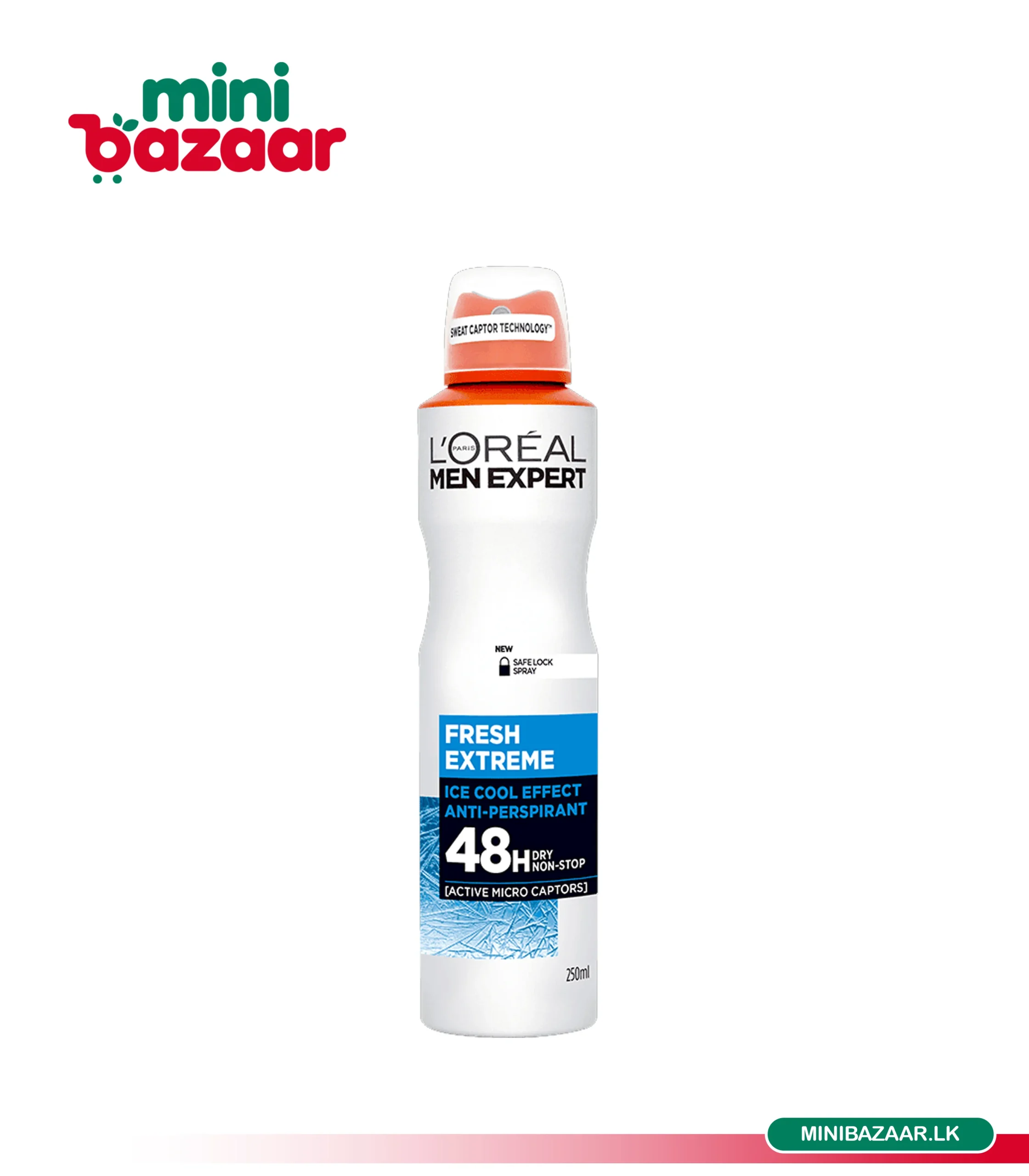 Loreal Body Spray Fresh Extreme 250ml Loreal Body Spray Fresh Extreme 250ml - Image 1