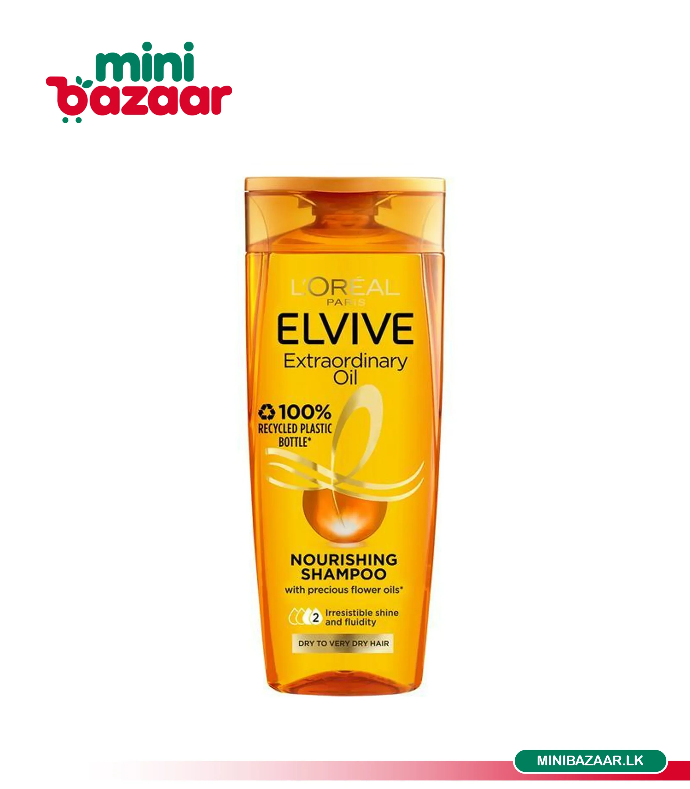 Loreal Elvive Shampoo Extraordinary Oil 400ml Loreal Elvive Shampoo Extraordinary Oil 400ml - Image 1