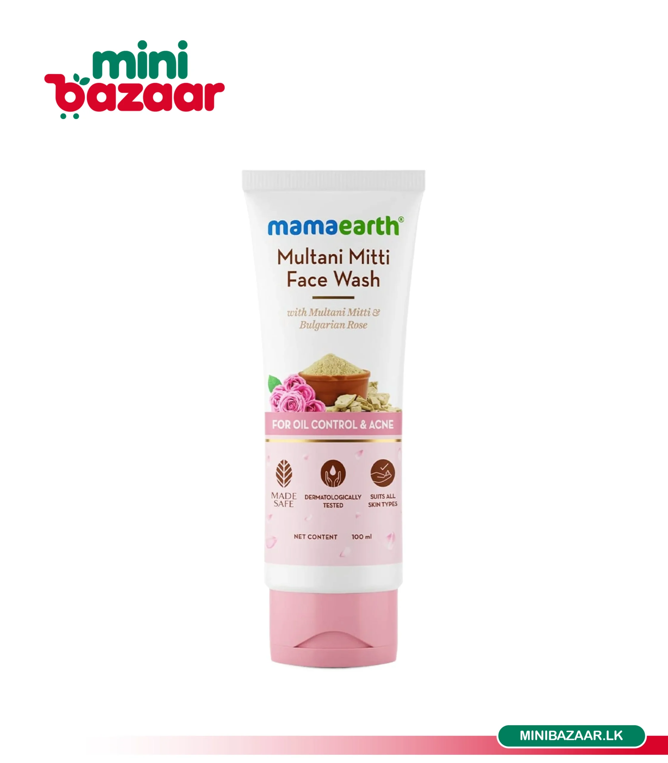 Mamaearth Face Wash Multani Mitti 100ml Mamaearth Face Wash Multani Mitti 100ml - Image 1