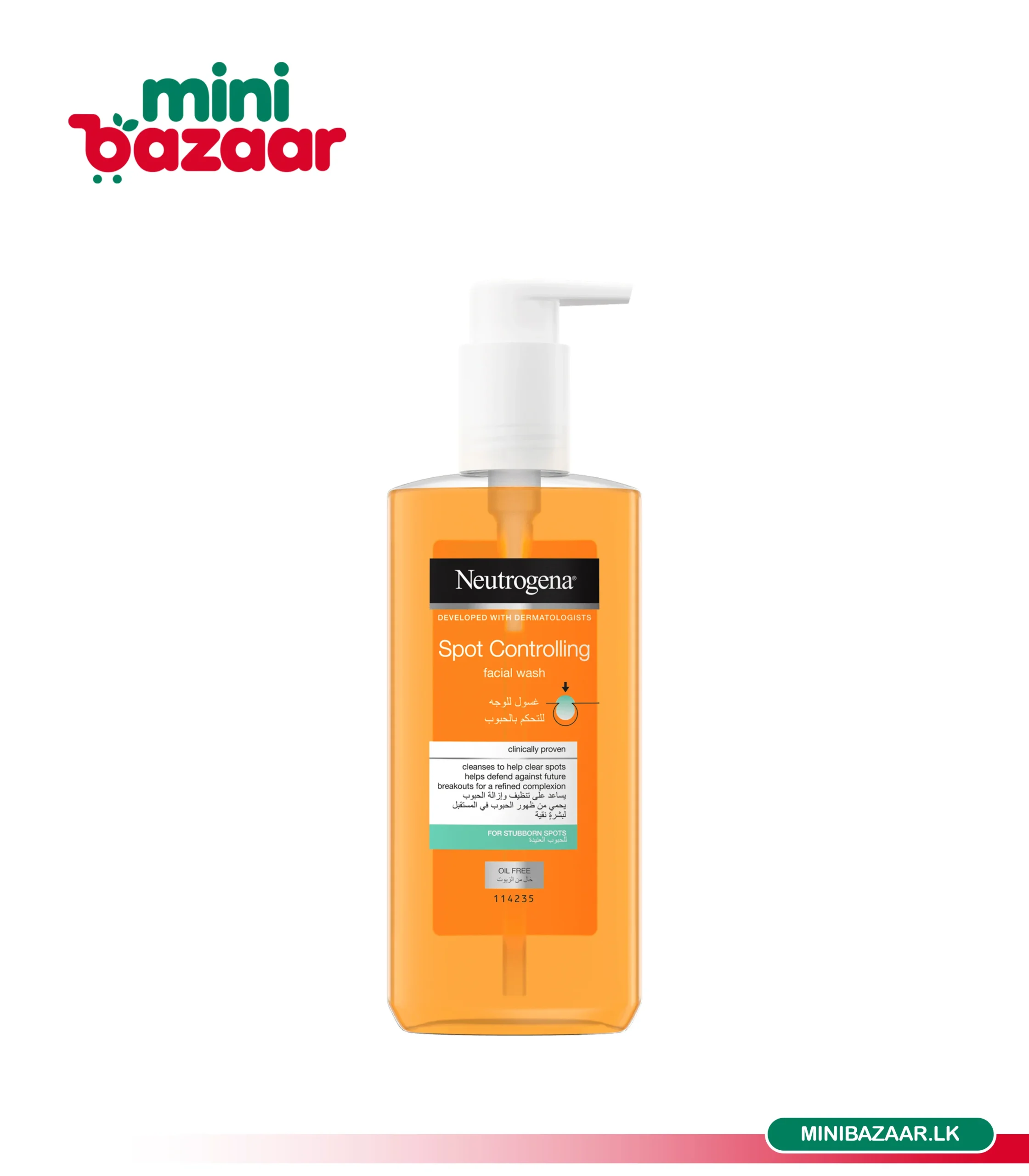 Neutrogena Face Wash Spot Controlling 200ml Neutrogena Face Wash Spot Controlling 200ml - Image 1