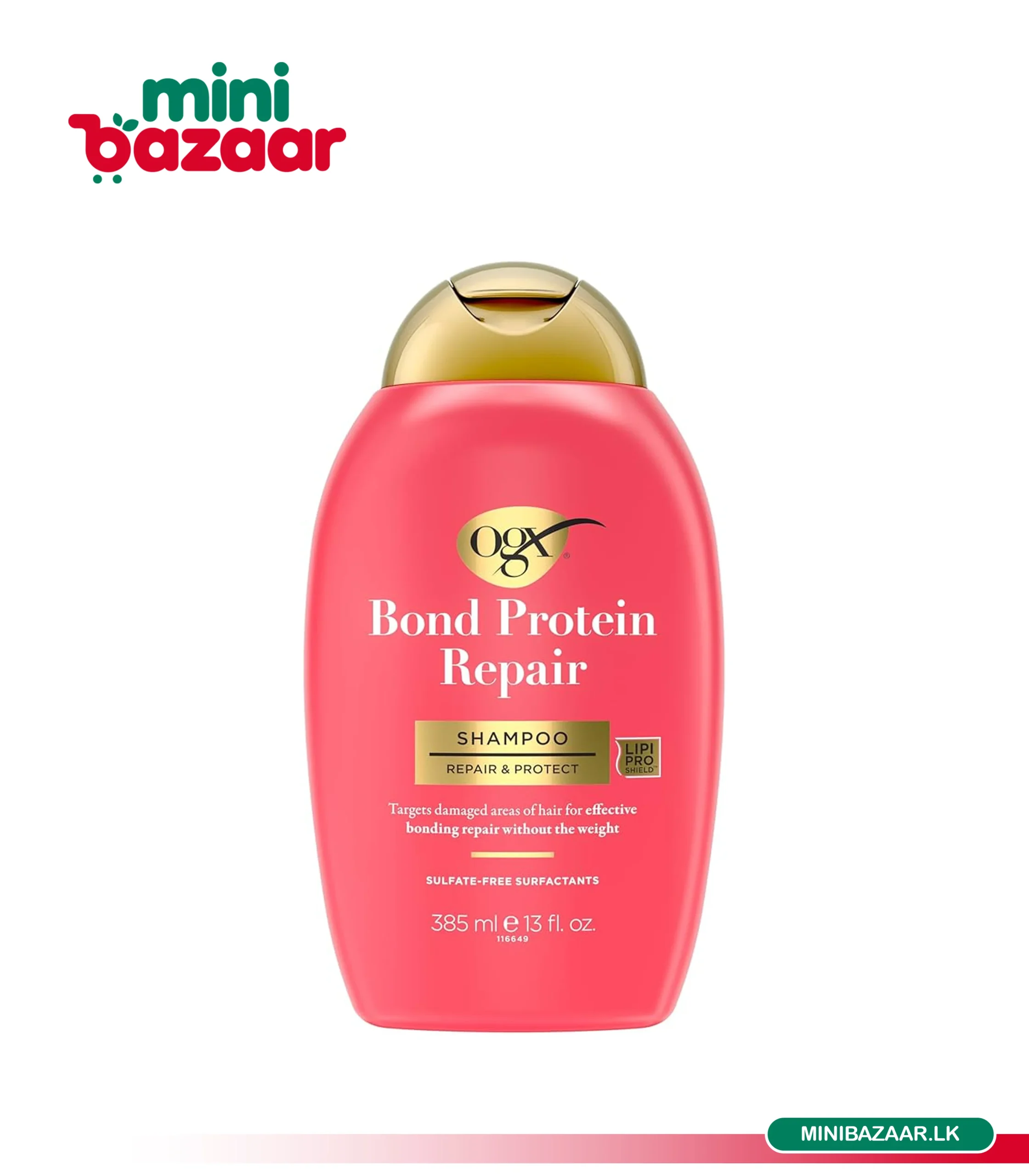 OGX Bond Protein Repair Shampoo 385ml OGX Bond Protein Repair Shampoo 385ml - Image 1