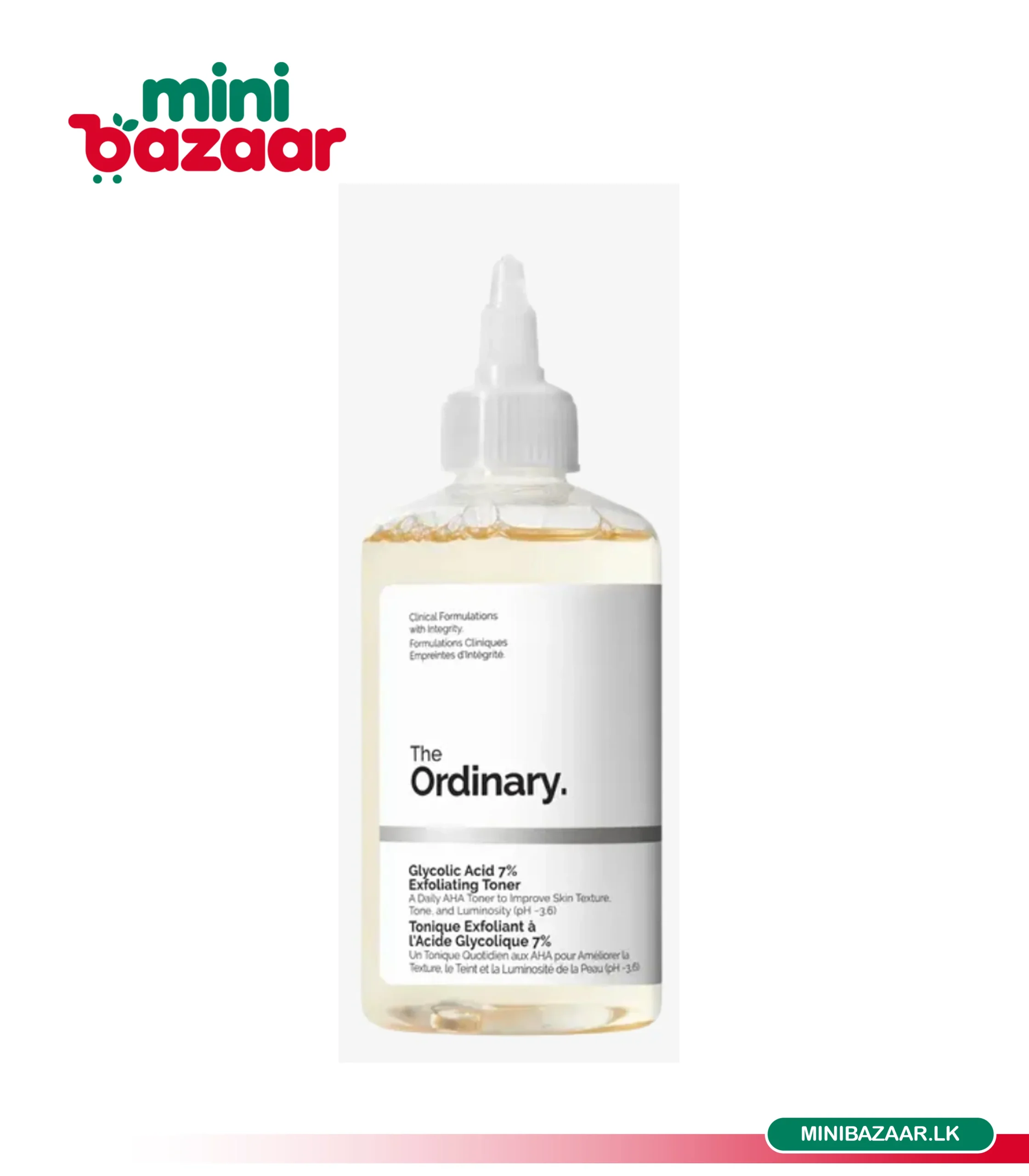 The Ordinary Glycolic Acid 7% Exfoliating Toner 240ml The Ordinary Glycolic Acid 7% Exfoliating Toner 240ml - Image 1