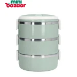 Three Holes Steel Lunch Box