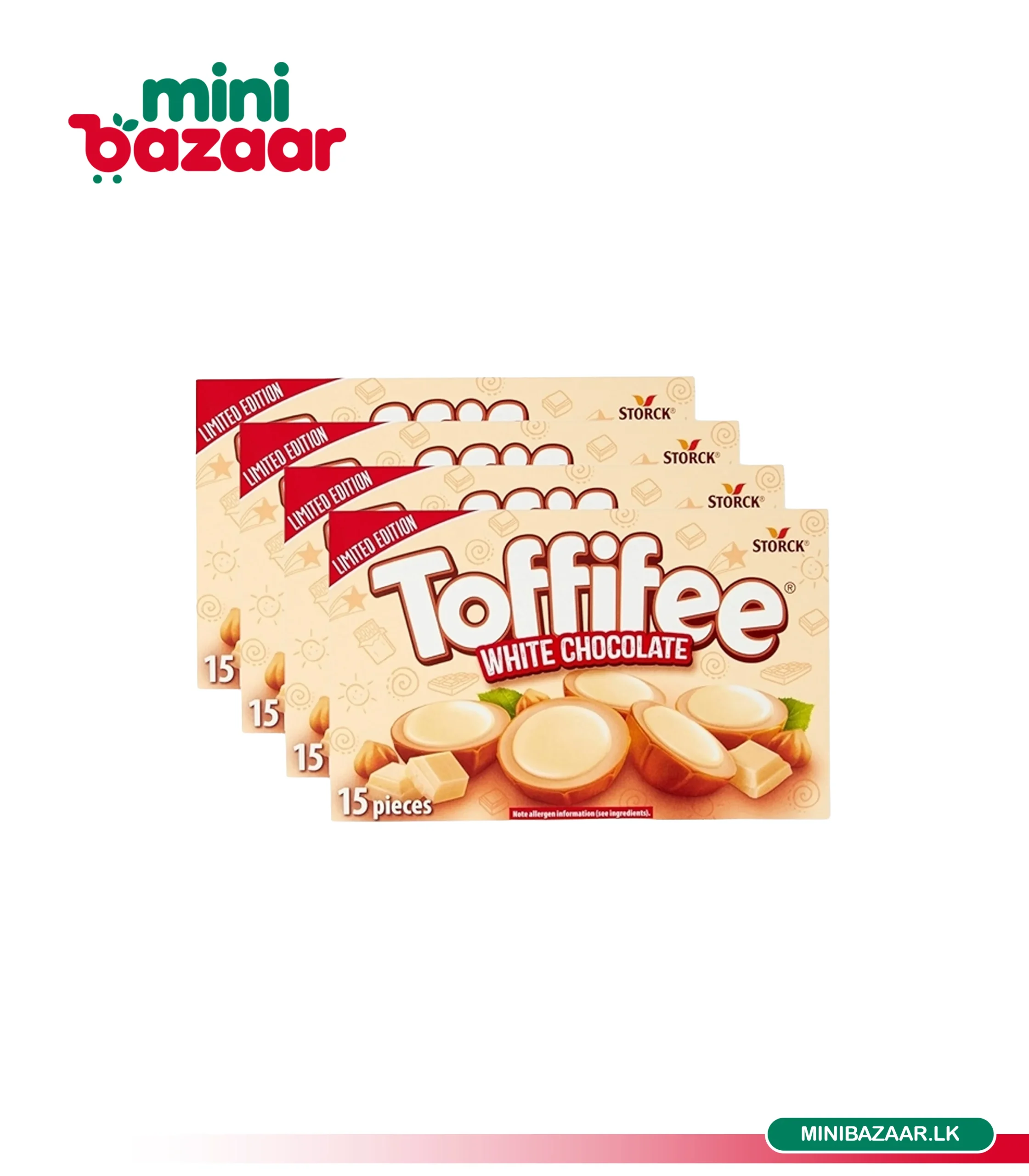 Toffifee White Chocolate 125g Toffifee White Chocolate 125g - Image 1