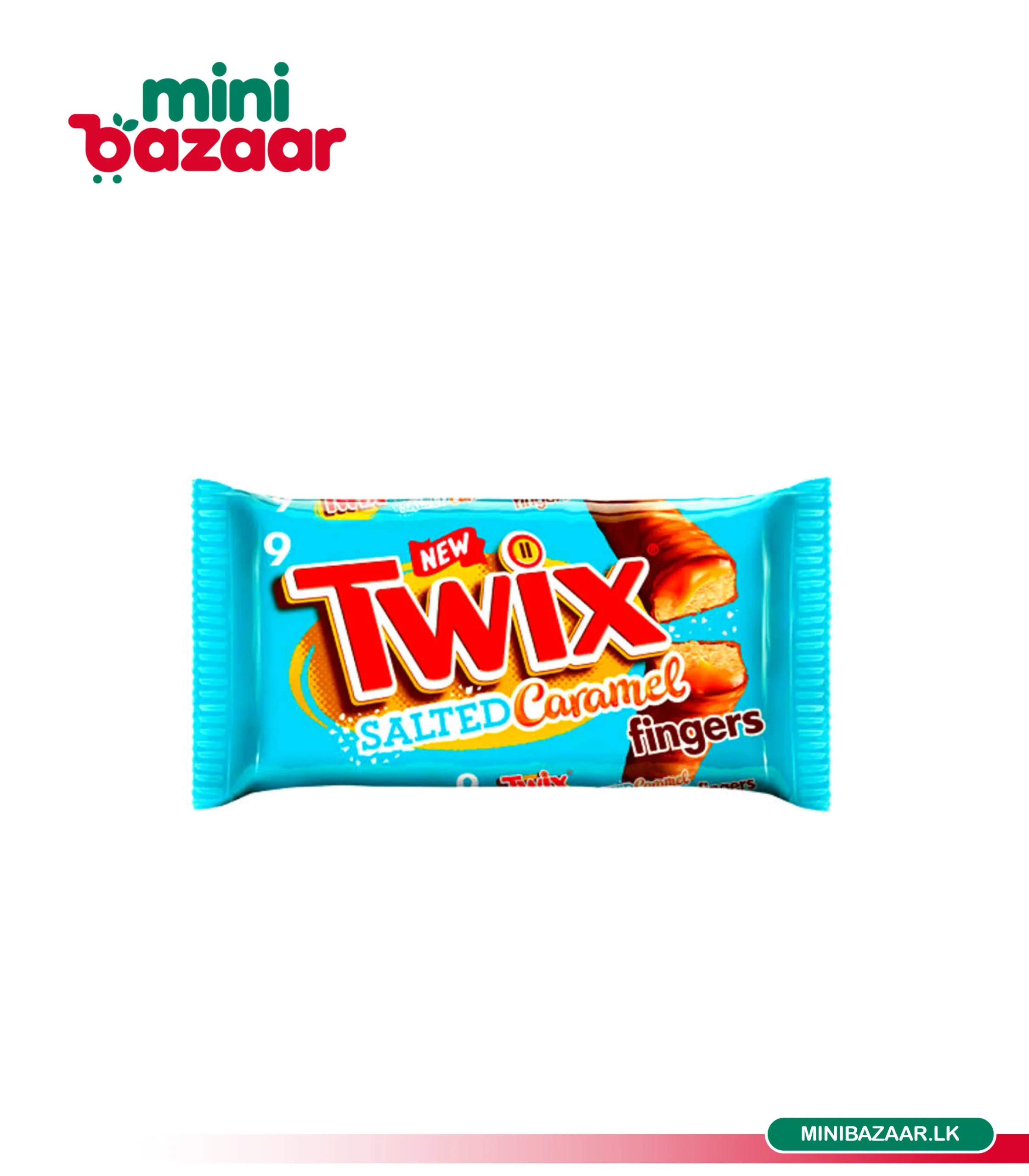 Twix Salted Caramel Fingers 180g Twix Salted Caramel Fingers 180g - Image 1